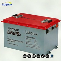Batterie marine LiFePO4 à décharge profonde 36V 200AH Grade A Usine OEM 6K Cycles BMS intelligent RS485 Terminal M8 CE RoHS IP67 OEM ODM