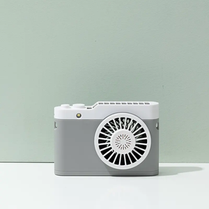 Mini Camera <b>Fans</b> Portable Air Cooling <b>Fan</b> 3 Speed 1800mAh Battery Rechargeable Neck Hanging Cute <b>Fan</b> Handheld <b>for</b> Household - Product Image 5