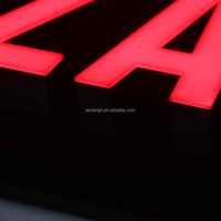 Lettres lumineuses 3D personnalisées en acier inoxydable et acrylique, étanches pour extérieur, signalétique lumineuse pour devanture de magasin et publicité commerciale