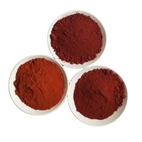 Oxyde de fer rouge 190 couleur brique ciment terrazzo béton peinture revêtement avec oxyde de fer pigment fer poudre rouge
