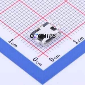 KH-MICRO0.8CB-5P USB Connector SMD Connector ( Connector Type: Micro-B )( Protocol Standard: USB 2.0 )( Gender: Female ) - Product Image 1