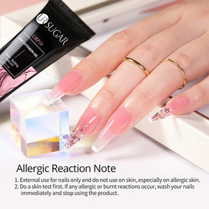 UR SUGAR <span class=keywords><strong>Gel</strong></span> Acrílico Sin Quemaduras Ni Calor <span class=keywords><strong>para</strong></span> <span class=keywords><strong>Uñas</strong></span> de Marca Privada, <span class=keywords><strong>Gel</strong></span> Sólido Transparente Natural Tipo Gelatina <span class=keywords><strong>para</strong></span> Extensión - Product Image 6