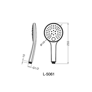 Pomme <span class=keywords><strong>de</strong></span> <span class=keywords><strong>douche</strong></span> à effet pluie moderne à 3 fonctions en plastique <span class=keywords><strong>de</strong></span> qualité supérieure pour hôtels, monotrou, la plus vendue pour salle <span class=keywords><strong>de</strong></span> bain - Product Image 2