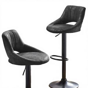 เก้าอี้บาร์ดีไซน์โมเดิร์นสไตล์นอร์ดิก ผ้าหุ้มคุณภาพสูง เหมาะสำหรับโรงแรมหรู ร้านอาหาร งานจัดเลี้ยง คลับ และบ้าน - Product Image 2