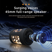 Nouvelle mini enceinte d'extérieur 5W QD09 avec lumières LED étanches IPX5, son large spectre et batterie pour l'extérieur et les fêtes