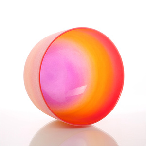 Juego de Cuencos Tibetanos de <span class=keywords><strong>Cuarzo</strong></span> con Degradado de Oro de 24K, Cuencos de Cristal para Terapia de Sonido y Yoga - Product Image 1