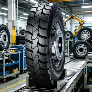 Pneu de camion commercial durable 8.25R16-16PR, pneu radial pour camion à haute capacité de charge pour utilisation sur autoroute - Product Image 1