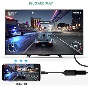 <span class=keywords><strong>Adaptateur</strong></span> 4K <span class=keywords><strong>USB</strong></span> C vers vidéo Audio <span class=keywords><strong>HDMI</strong></span> pour Macbook Pro et <span class=keywords><strong>Samsung</strong></span> Series et plus - Product Image 3