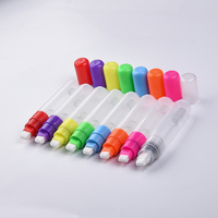Nouveau 2026 – Stylo marqueur vide en tube plastique à pointe plate et biseautée 10/11 mm, avec capuchon coloré, logo/emballage OEM, en stock