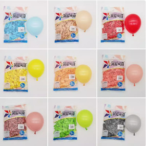 100 pièces/sac, ballons en latex ronds de 5 pouces, colorés, épais, mats, de couleur Fengche, <span class=keywords><strong>pour</strong></span> la décoration d'<span class=keywords><strong>arche</strong></span> de ballons d'anniversaire ou de mariage - Product Image 1