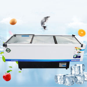 Congélateurs profonds horizontaux en verre de viande Congélateur de coffre d'affichage supérieur en verre - Product Image 4