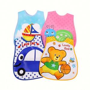 Bavoir jetable double face imperméable en EVA pour bébé, motif dessin animé, type poche à riz, en stock usine - Product Image 1