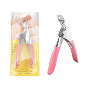 Professional DIY French <b>Nail</b> Art Straight Cut U-Shaped Stainless Steel Clipper Extended Shaping <b>Tool</b> for Beauty Use - Product Image 1