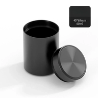 Thé Bonbons Portable Mini Vis Pot De Stockage Voyage En Acier Inoxydable Boîte En Métal Peut Scellé Thé Boîte D'emballage Personnalisé