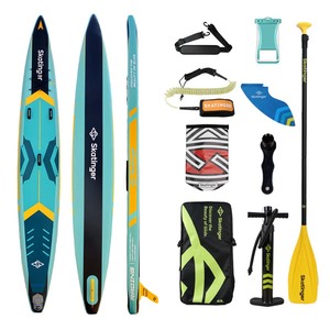 Skatinger nóng bán chuyên nghiệp đua 14 'sup chèo Hội Đồng Quản trị Inflatable đứng lên paddleboard đua ván lướt sóng cho cạnh tranh - Product Image 1