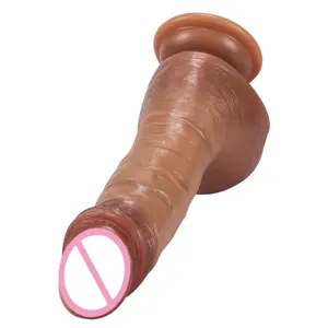 Ejaculating Dildo Wholesale Liquid Silicone With Strong Suction Anal Sex Toys Dildos Squirting for Women