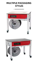 Machine de cerclage semi-automatique KZB-I, machine de cerclage de pp pour des cartons, machine de cerclage de boîte