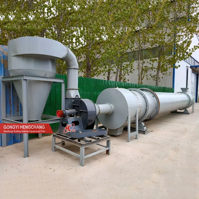Sèche-sable rotatif de grande capacité, Machine industrielle de séchage de sable, poussière, nouveauté