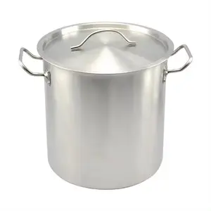 Commerciële Hoge Kwaliteit Pot Restaurant Fabriek Roestvrij Pot Internationale Veilige Roestvrijstalen Kookpot