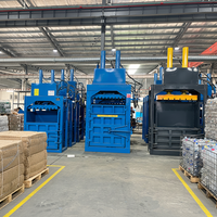 Mesin Press Hidrolik Hemat Ruang untuk Limbah Kain, Kompak, Perawatan Sederhana, Gearbox, Pressure Vessel, Vertical Baler