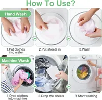 Feuilles anti-décoloration RUIQI écologiques jetables pour la lessive – Empêchent la transfert de couleur et absorbent les couleurs mélangées