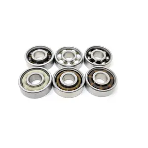 Temperature Resistance Low Noise Skates 608 Ceramic Longboard Bearings China Ball Size Deep Groove Ball Bearing For Skateboard