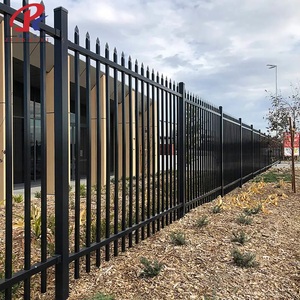 Clôture de jardin en acier galvanisé, résistance à la corrosion, vente directe d'usine, panneau d'intimité en gros, clôture en <span class=keywords><strong>fer</strong></span> forgé - Product Image 6