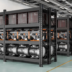 4 שכבה מתכתית מחסן עבור מדפי אחסון המוסך מדף עמיד מדף אחסון מתכת עמיד - Product Image 3