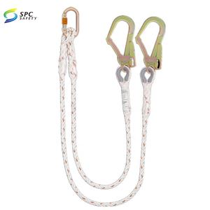 Cordón <span class=keywords><strong>de</strong></span> <span class=keywords><strong>seguridad</strong></span> anticaída para escalada <span class=keywords><strong>de</strong></span> montaña, protección contra caídas, con dos mosquetones y agarres, a <span class=keywords><strong>precio</strong></span> <span class=keywords><strong>de</strong></span> fábrica - Product Image 2