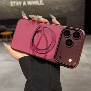 เคสโทรศัพท์มือถือ Deep cherry TechWoven Magnetic Rotation kickstand สำหรับ iPhone 18 17 16 15 pro max ลายผ้าลินิน ป้องกันการกระแทก - Product Image 1