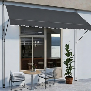 Toldo Retráctil de Aluminio de 3.0m, Operado Manualmente, Sin Perforación, Diseño Moderno, Impermeable, para Patio, Muebles de Exterior, Protección Solar - Product Image 2