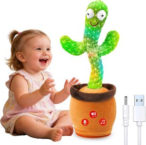 Juguete de Peluche de Cactus Bailarín Cantante OEM de Gran Venta, Juguete de Peluche Eléctrico de Cactus Bailarín Suave con Grabación - Product Image 1