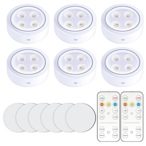 Modern <b>LED</b> Spotlight Wireless Dimmable Night <b>Light</b> <b>with</b> Remote Control for Bedroom Cabinet - Product Image 1