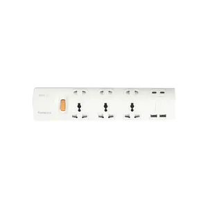 Extension Cord 4 Way Outlet Power Strips With USB Ports Universal Extension