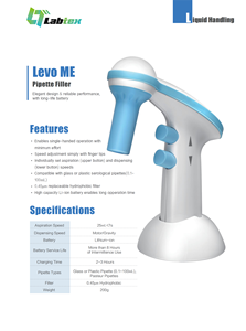 Labtex เครื่องบรรจุปิเปตแบบปรับความเร็วได้3ชั่วโมงใช้ได้กับกระบอกพลาสติกเซรุ่มวิทยาแก้วสำหรับห้องปฏิบัติการ - Product Image 5