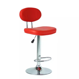<strong>Replacement</strong> Modern PU Leather Red Swivel <strong>Bar</strong> <strong>Stool</strong> <strong>Seats</strong> with <strong>Seat</strong> Back for Home <strong>Bar</strong> and Mall Use - Product Image 2