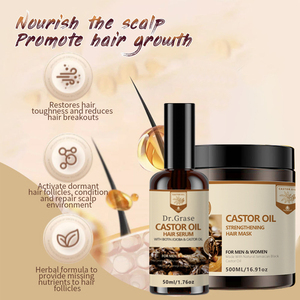 Champú y Acondicionador Herbal de Aceite de Ricino Personalizado <span class=keywords><strong>para</strong></span> <span class=keywords><strong>el</strong></span> <span class=keywords><strong>Crecimiento</strong></span> <span class=keywords><strong>del</strong></span> <span class=keywords><strong>Cabello</strong></span>, Control de Grasa y Prevención de la Rotura y la Caída <span class=keywords><strong>del</strong></span> <span class=keywords><strong>Cabello</strong></span> - Product Image 6