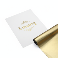 Échantillon Gratuit - Rouleaux de Film Holographique Doré pour Estampage à Chaud, Film de Transfert Holographique pour Emballage de Tabac et de Vin