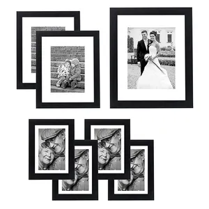 Picture Frame Black A4 Size Black Wall Hanging Art Photo Frame Print Picture Frame Certificate Frame Freestanding And Wall Mountable