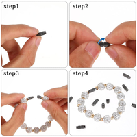 Offre Spéciale 50 pièces fermoirs à vis en laiton, fermoirs cordon bijoux embouts pour collier fabrication de bracelets
