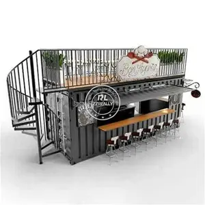 2024 Foldable Prefabricated Container Coffee Shop Expandable Container Restaurant Popular Shipping Container Bar Cafe