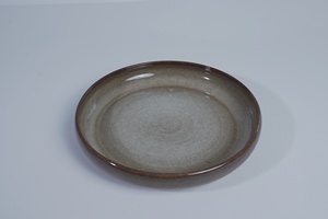 Platos de Porcelana para Cena Estilo Vintage Tailandés, con Acabado Color Caqui, para Servir Filetes, Platos de Cerámica para Restaurante - Product Image 6