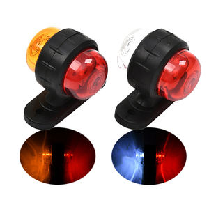 2PCS Feux de position latéraux à <span class=keywords><strong>LED</strong></span> 12v 24v Feux de gabarit avant et arrière pour camion Feux de gabarit pour remorque, van et <span class=keywords><strong>caravane</strong></span> - Product Image 1