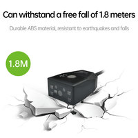Lecteurs de codes-barres industriels EM430 1D 2D QR à montage fixe, scanner de codes-barres USB RS232