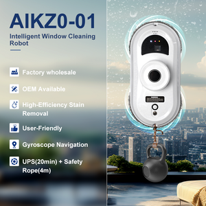 Robot nettoyeur <span class=keywords><strong>de</strong></span> vitres intelligent pour fenêtres et meubles en verre, avec détection <span class=keywords><strong>de</strong></span> bordure par IA et planification <span class=keywords><strong>de</strong></span> trajectoire intelligente - Product Image 2