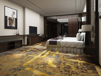 Weiche, bedruckte Teppiche für luxuriöse Hotelzimmer und -suites