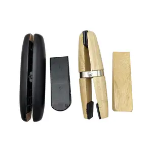 STRONG OSTRICH Wooden Jewelers Ring Clamp Wood Wedge Leather Jaws Hand Tool Repair Jewelry Making Tool