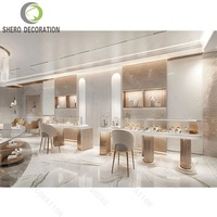 Bijoux occidentaux haut de gamme Montre Boutique 3D Rendu Bijoux Boutique Noms Magasin Conception Avant Idée Bijoux Vitrine Fabricants