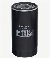 Filtre à huile H838W interchangeable avec MANN H838W, taille standard pour les distributeurs mondiaux de pièces automobiles