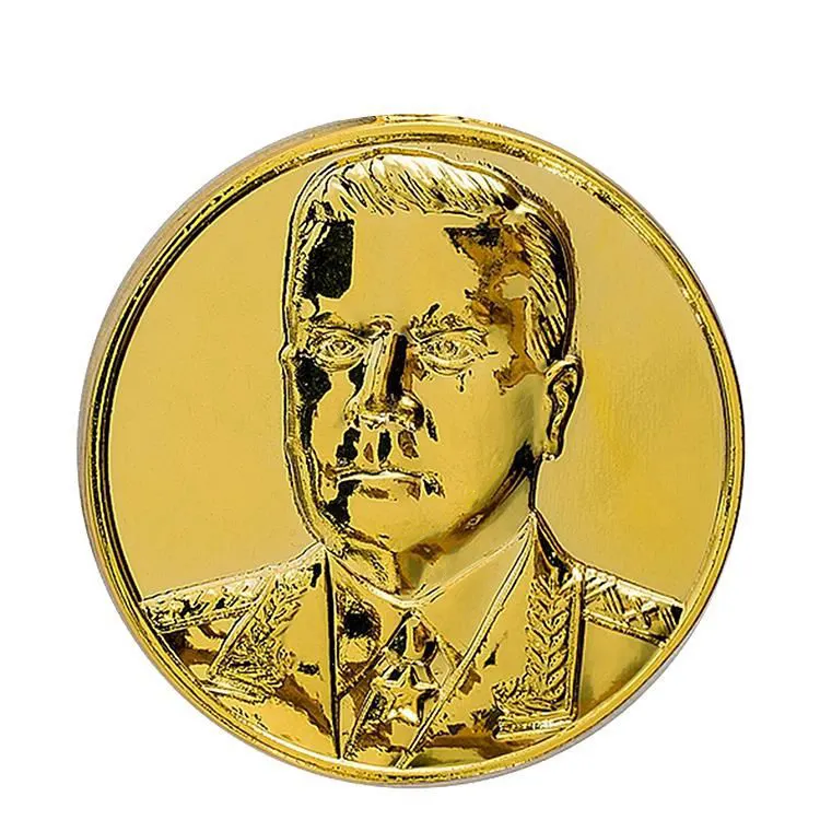 대량 사용자 정의 만든 금속 스탬핑 죽을 양각 새겨진 골드 영화 캐릭터 동전